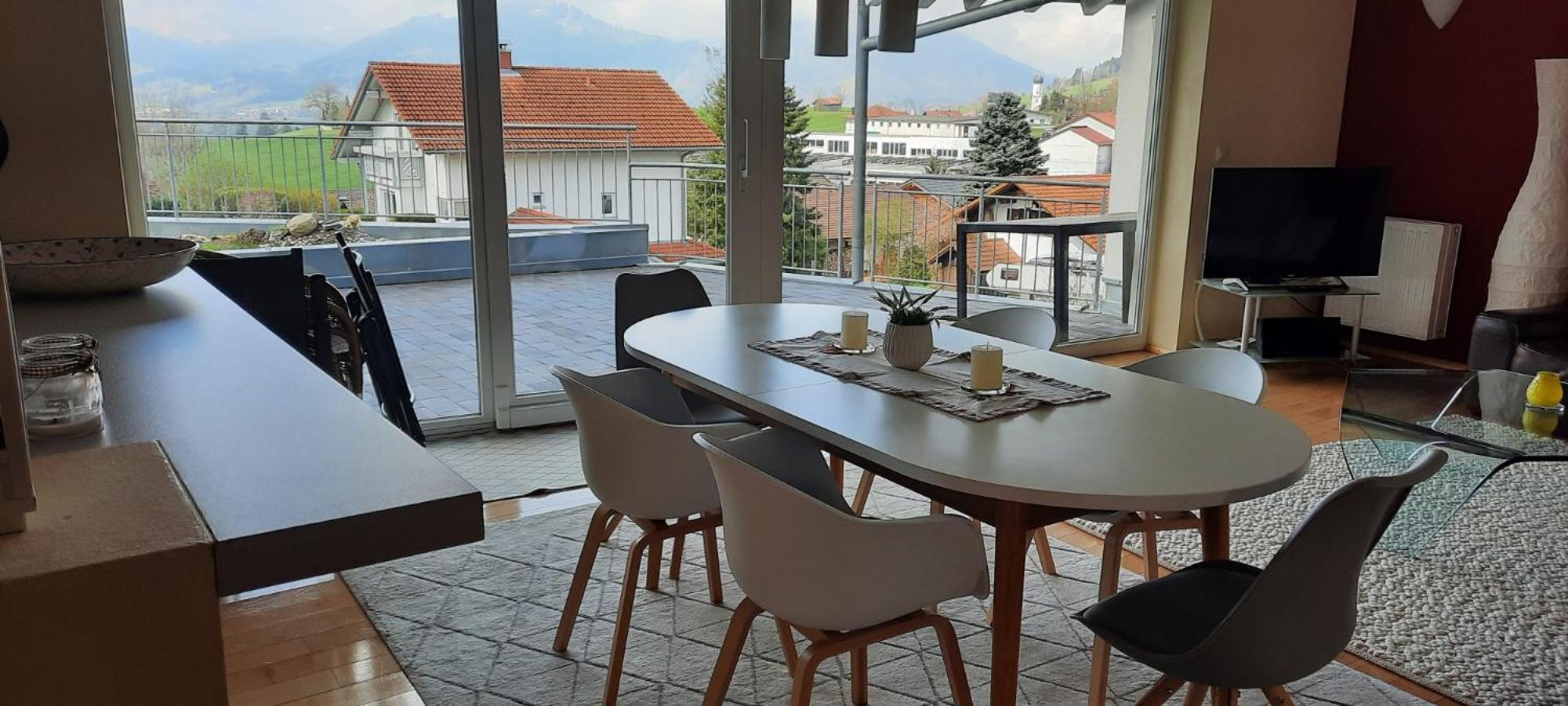 Ferienwohnung Panoramablick Rettenberg Exterior foto