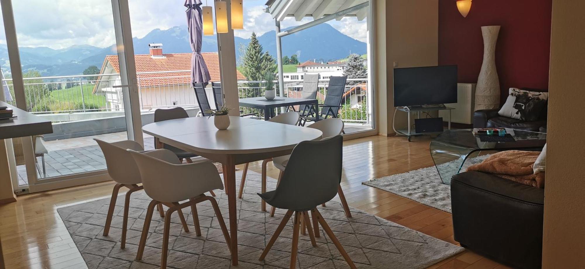 Ferienwohnung Panoramablick Rettenberg Exterior foto
